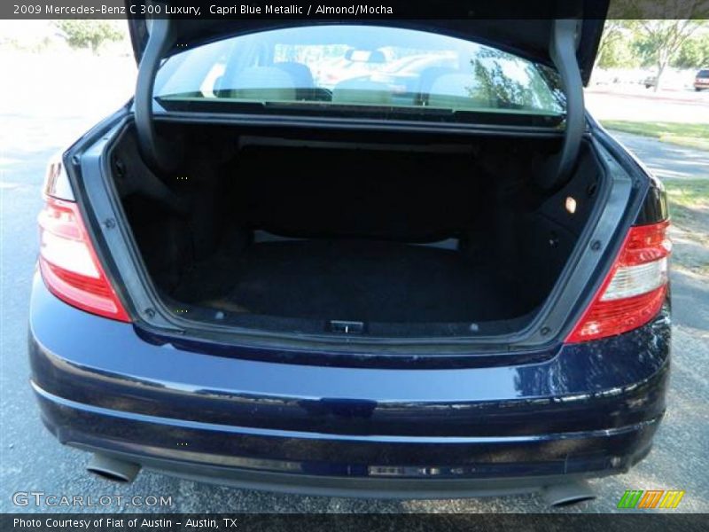 Capri Blue Metallic / Almond/Mocha 2009 Mercedes-Benz C 300 Luxury