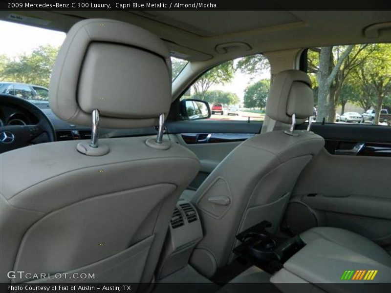 Capri Blue Metallic / Almond/Mocha 2009 Mercedes-Benz C 300 Luxury