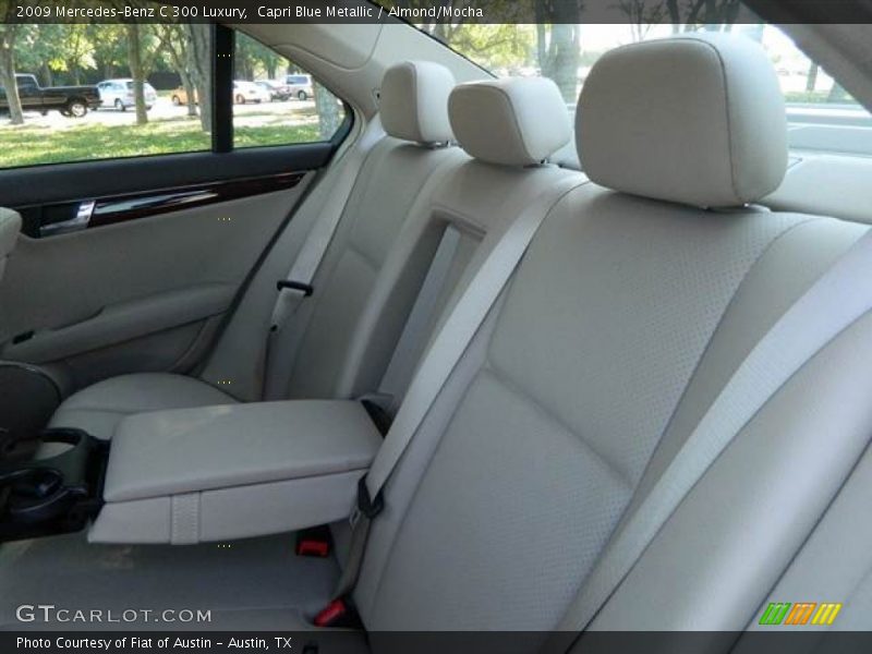 Capri Blue Metallic / Almond/Mocha 2009 Mercedes-Benz C 300 Luxury