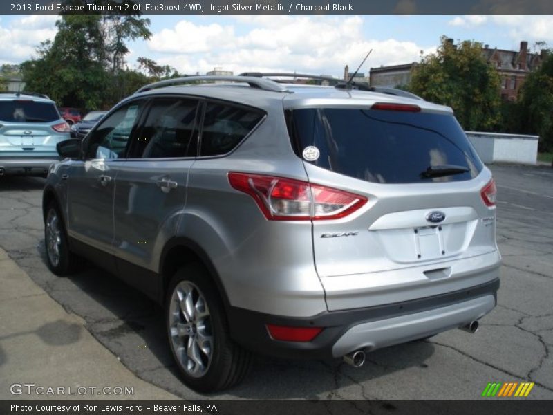Ingot Silver Metallic / Charcoal Black 2013 Ford Escape Titanium 2.0L EcoBoost 4WD