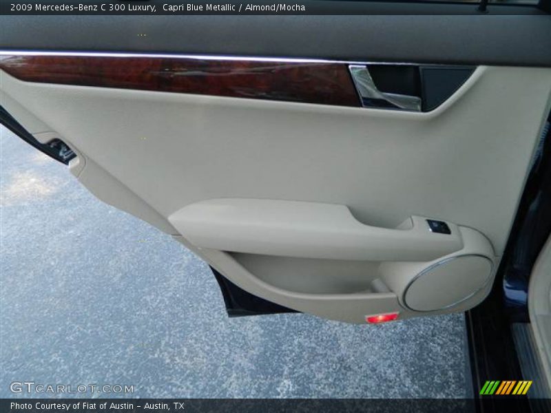 Capri Blue Metallic / Almond/Mocha 2009 Mercedes-Benz C 300 Luxury
