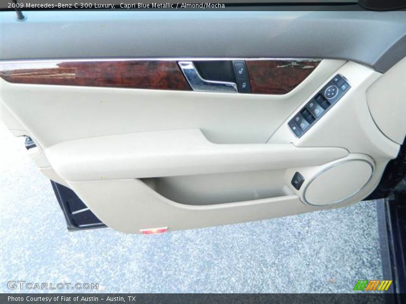 Capri Blue Metallic / Almond/Mocha 2009 Mercedes-Benz C 300 Luxury