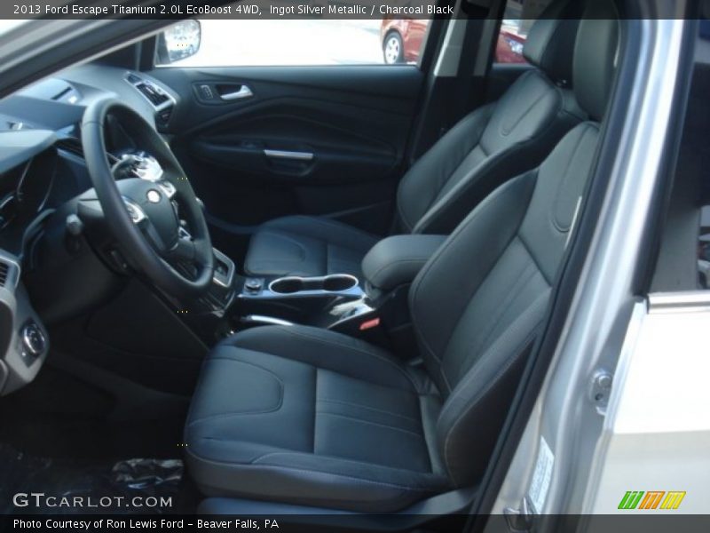 Ingot Silver Metallic / Charcoal Black 2013 Ford Escape Titanium 2.0L EcoBoost 4WD