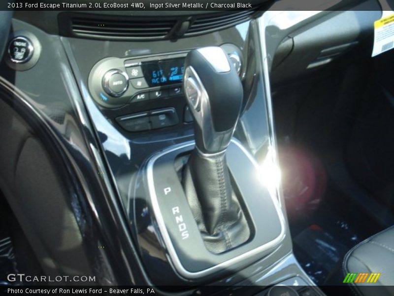 Ingot Silver Metallic / Charcoal Black 2013 Ford Escape Titanium 2.0L EcoBoost 4WD