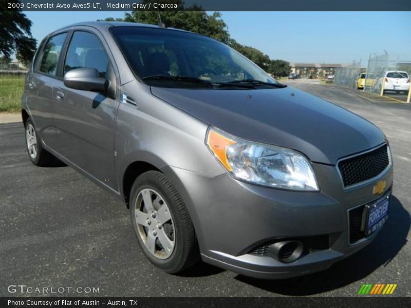 Medium Gray / Charcoal 2009 Chevrolet Aveo Aveo5 LT