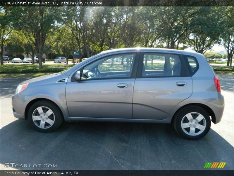 Medium Gray / Charcoal 2009 Chevrolet Aveo Aveo5 LT