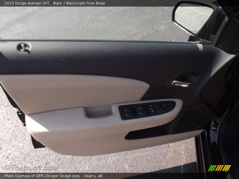 Black / Black/Light Frost Beige 2013 Dodge Avenger SXT