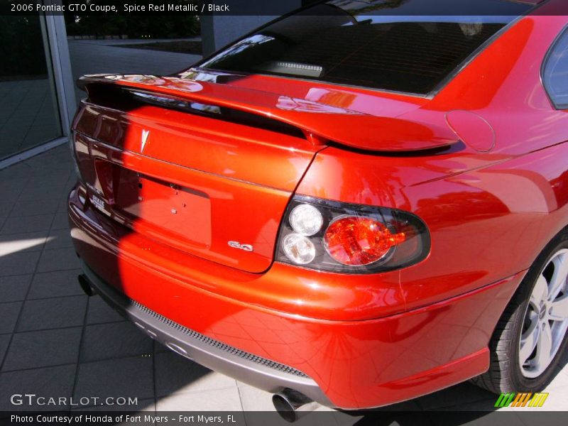 Spice Red Metallic / Black 2006 Pontiac GTO Coupe