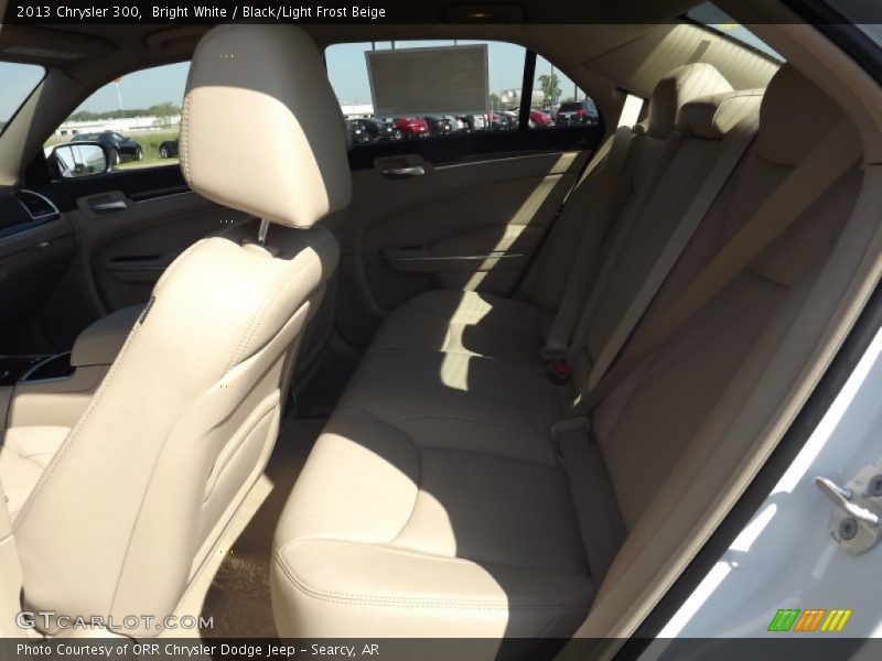 Bright White / Black/Light Frost Beige 2013 Chrysler 300