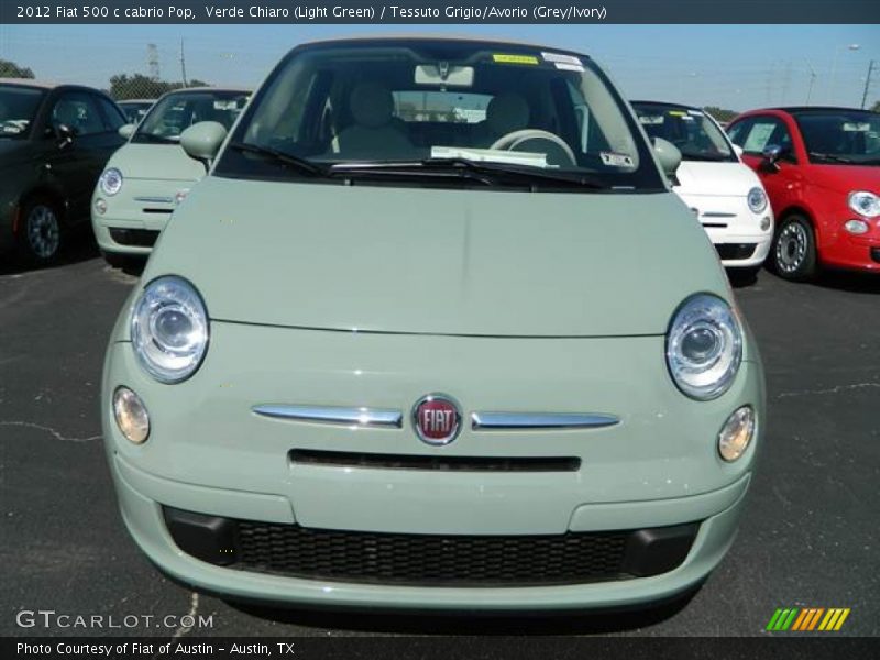  2012 500 c cabrio Pop Verde Chiaro (Light Green)