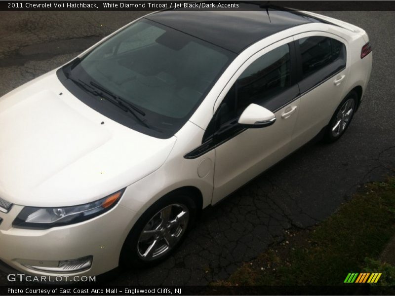 White Diamond Tricoat / Jet Black/Dark Accents 2011 Chevrolet Volt Hatchback