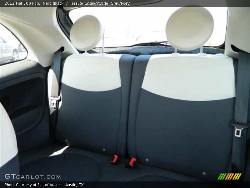 Nero (Black) / Tessuto Grigio/Avorio (Grey/Ivory) 2012 Fiat 500 Pop