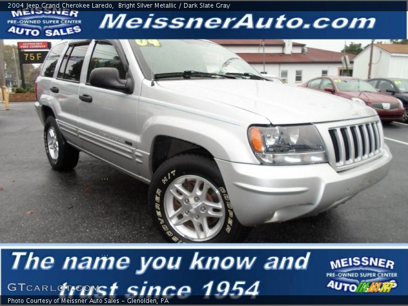 Bright Silver Metallic / Dark Slate Gray 2004 Jeep Grand Cherokee Laredo