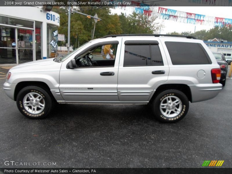 Bright Silver Metallic / Dark Slate Gray 2004 Jeep Grand Cherokee Laredo