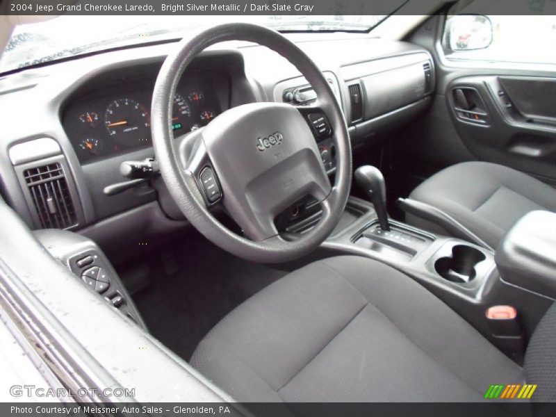Bright Silver Metallic / Dark Slate Gray 2004 Jeep Grand Cherokee Laredo