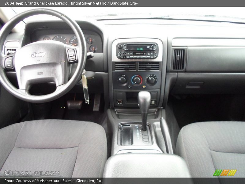 Bright Silver Metallic / Dark Slate Gray 2004 Jeep Grand Cherokee Laredo