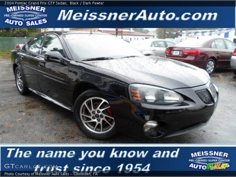 Black / Dark Pewter 2004 Pontiac Grand Prix GTP Sedan