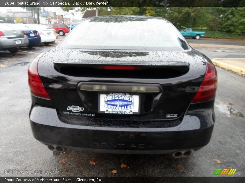 Black / Dark Pewter 2004 Pontiac Grand Prix GTP Sedan