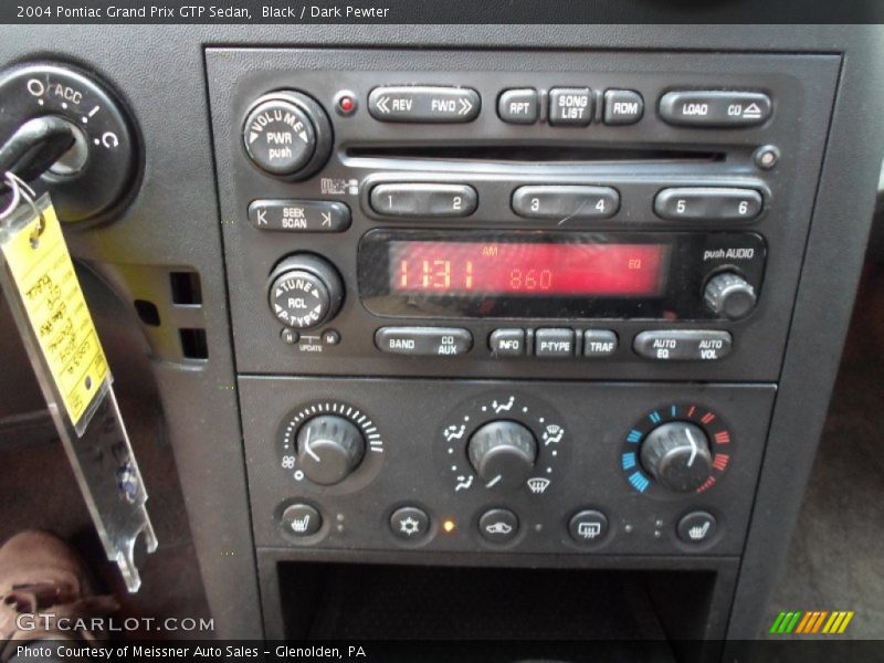 Black / Dark Pewter 2004 Pontiac Grand Prix GTP Sedan