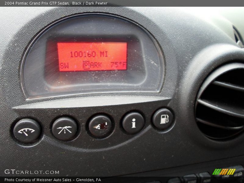 Black / Dark Pewter 2004 Pontiac Grand Prix GTP Sedan