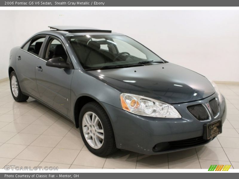 Stealth Gray Metallic / Ebony 2006 Pontiac G6 V6 Sedan