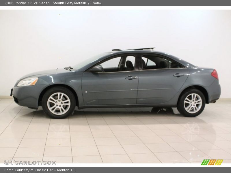 Stealth Gray Metallic / Ebony 2006 Pontiac G6 V6 Sedan
