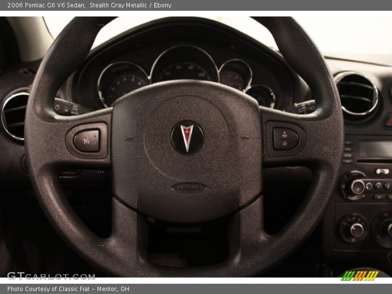 Stealth Gray Metallic / Ebony 2006 Pontiac G6 V6 Sedan
