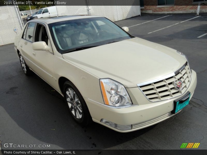 Vanilla Latte / Ebony 2010 Cadillac DTS