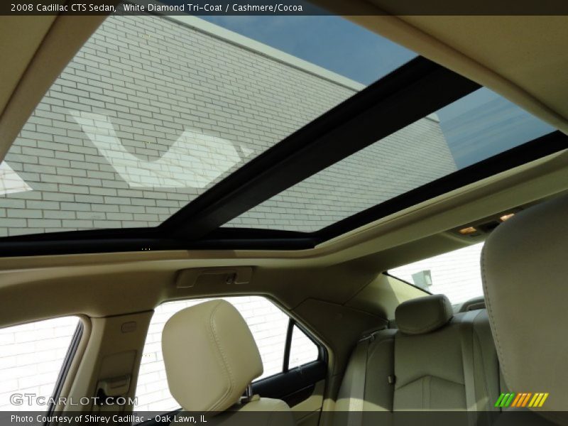 White Diamond Tri-Coat / Cashmere/Cocoa 2008 Cadillac CTS Sedan