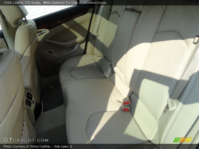 White Diamond Tri-Coat / Cashmere/Cocoa 2008 Cadillac CTS Sedan