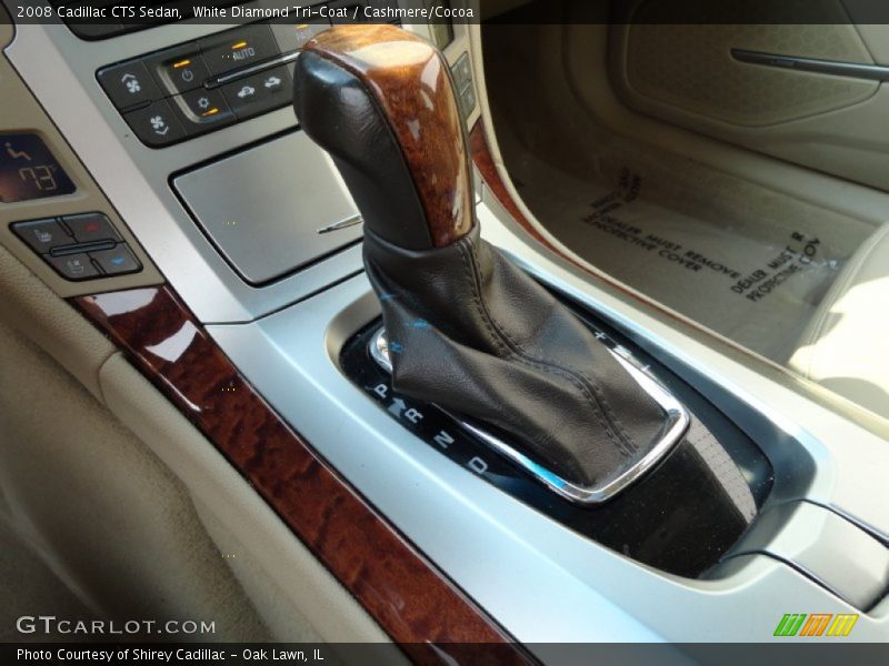 White Diamond Tri-Coat / Cashmere/Cocoa 2008 Cadillac CTS Sedan