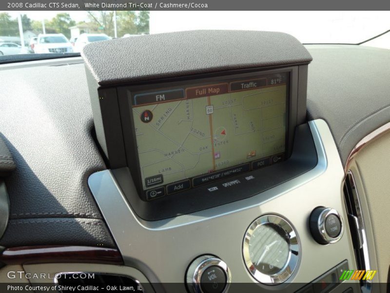 White Diamond Tri-Coat / Cashmere/Cocoa 2008 Cadillac CTS Sedan