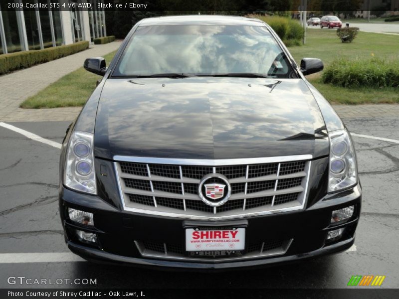 Black Ice / Ebony 2009 Cadillac STS 4 V6 AWD