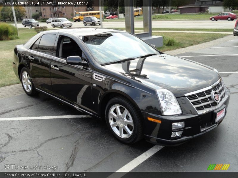 Black Ice / Ebony 2009 Cadillac STS 4 V6 AWD
