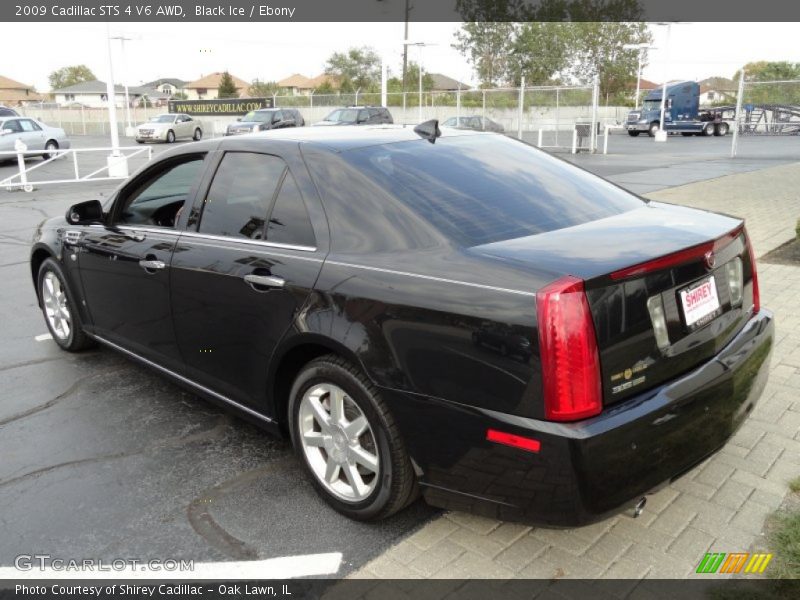 Black Ice / Ebony 2009 Cadillac STS 4 V6 AWD