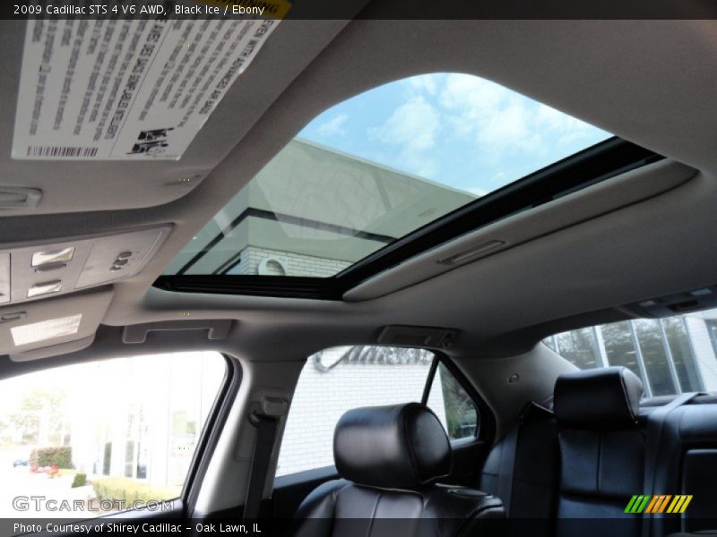 Black Ice / Ebony 2009 Cadillac STS 4 V6 AWD