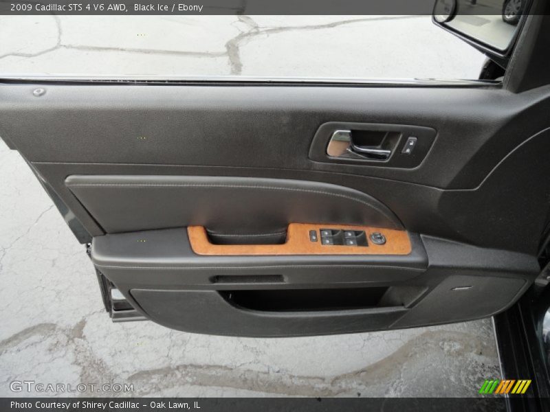 Black Ice / Ebony 2009 Cadillac STS 4 V6 AWD