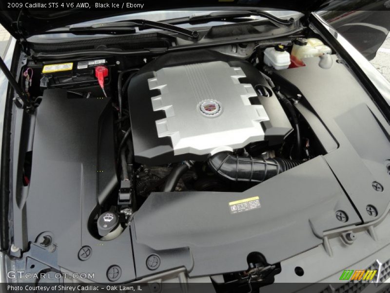 Black Ice / Ebony 2009 Cadillac STS 4 V6 AWD