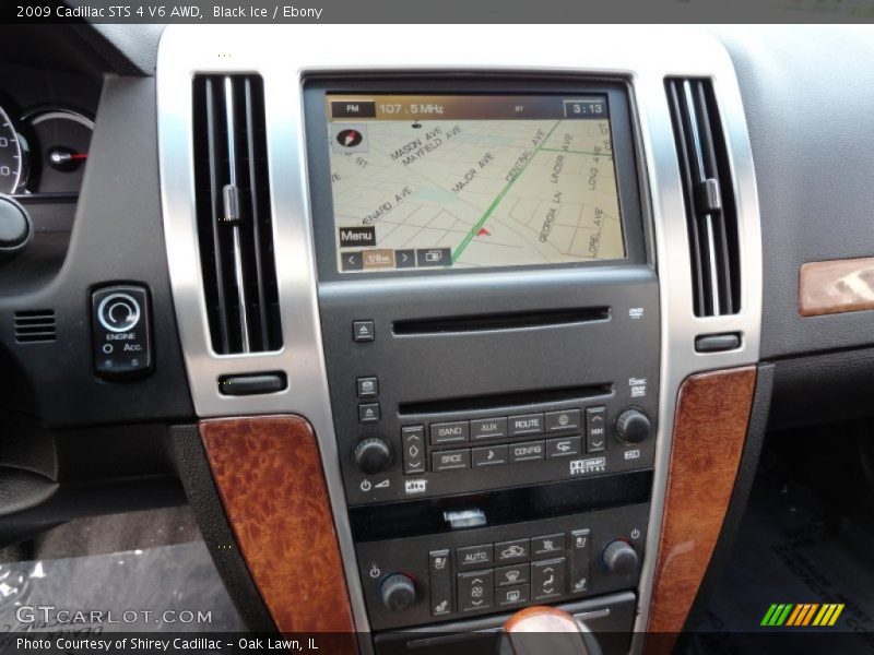 Black Ice / Ebony 2009 Cadillac STS 4 V6 AWD