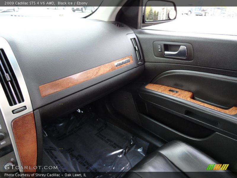 Black Ice / Ebony 2009 Cadillac STS 4 V6 AWD