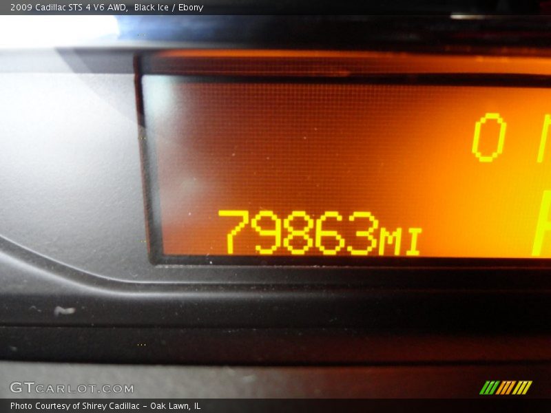 Black Ice / Ebony 2009 Cadillac STS 4 V6 AWD
