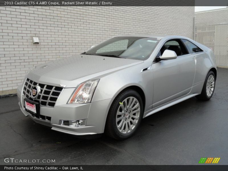 Front 3/4 View of 2013 CTS 4 AWD Coupe