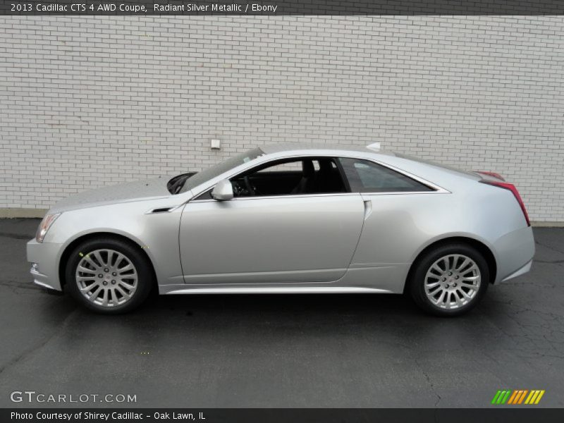  2013 CTS 4 AWD Coupe Radiant Silver Metallic