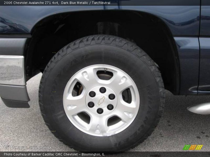 Dark Blue Metallic / Tan/Neutral 2006 Chevrolet Avalanche Z71 4x4