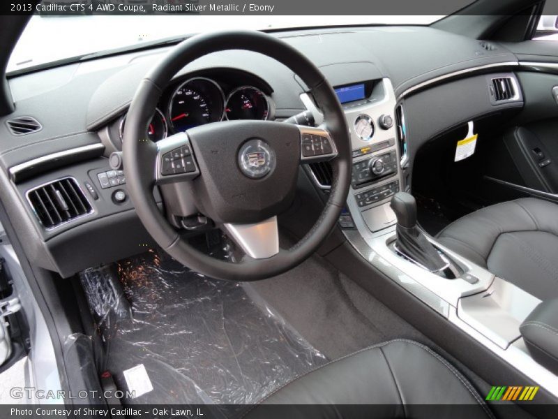 Ebony Interior - 2013 CTS 4 AWD Coupe 