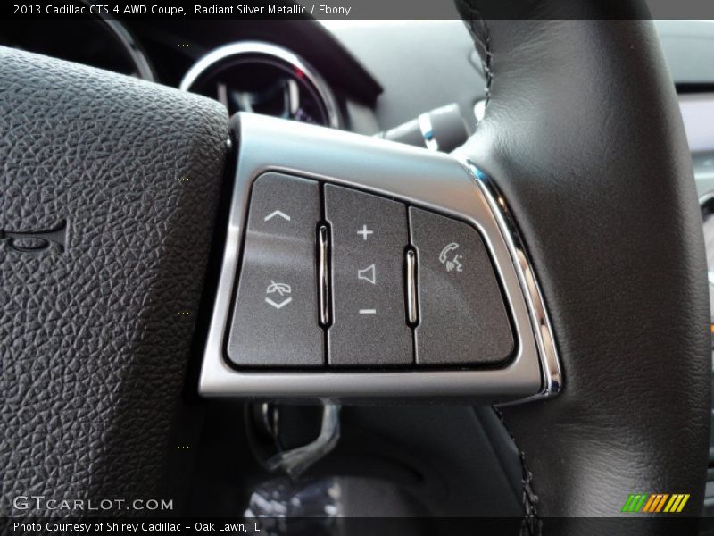 Controls of 2013 CTS 4 AWD Coupe