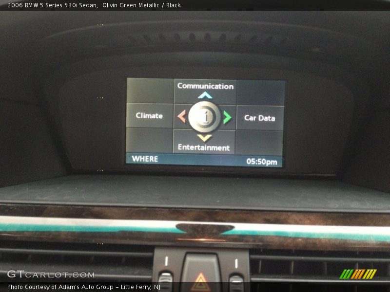 Olivin Green Metallic / Black 2006 BMW 5 Series 530i Sedan