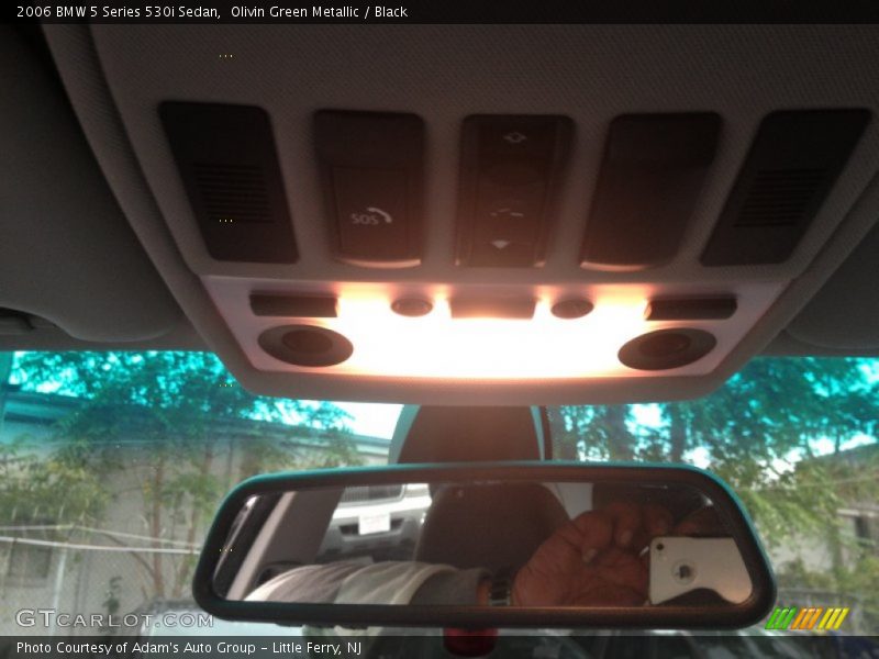 Olivin Green Metallic / Black 2006 BMW 5 Series 530i Sedan