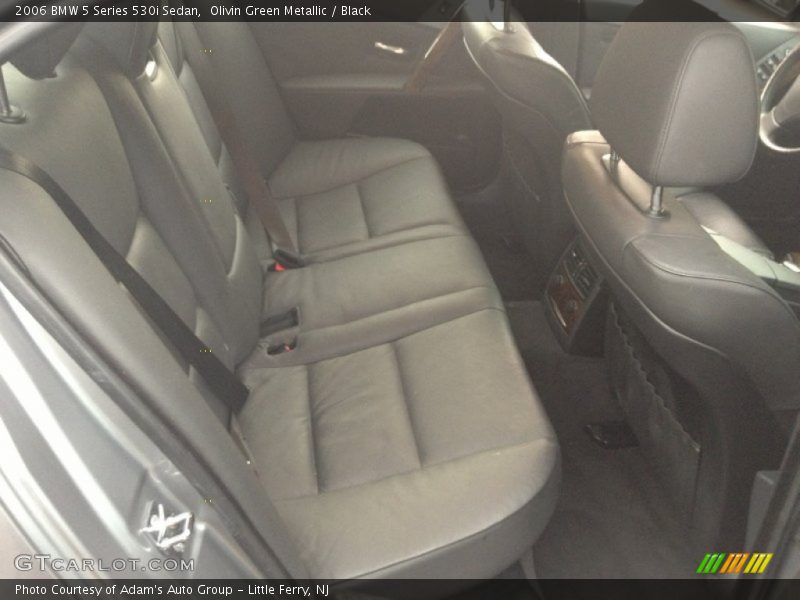 Olivin Green Metallic / Black 2006 BMW 5 Series 530i Sedan