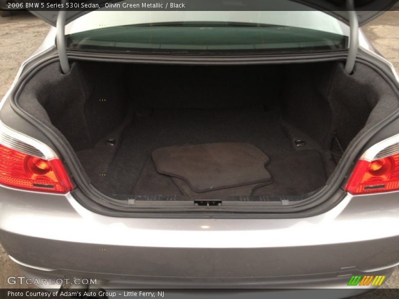 Olivin Green Metallic / Black 2006 BMW 5 Series 530i Sedan